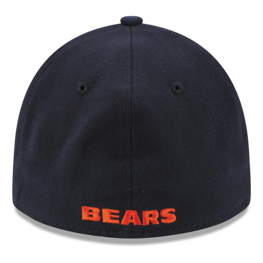 Chicago Bears New Era 39THIRTY Team Classic Flex Hat Navy Blue - NFL