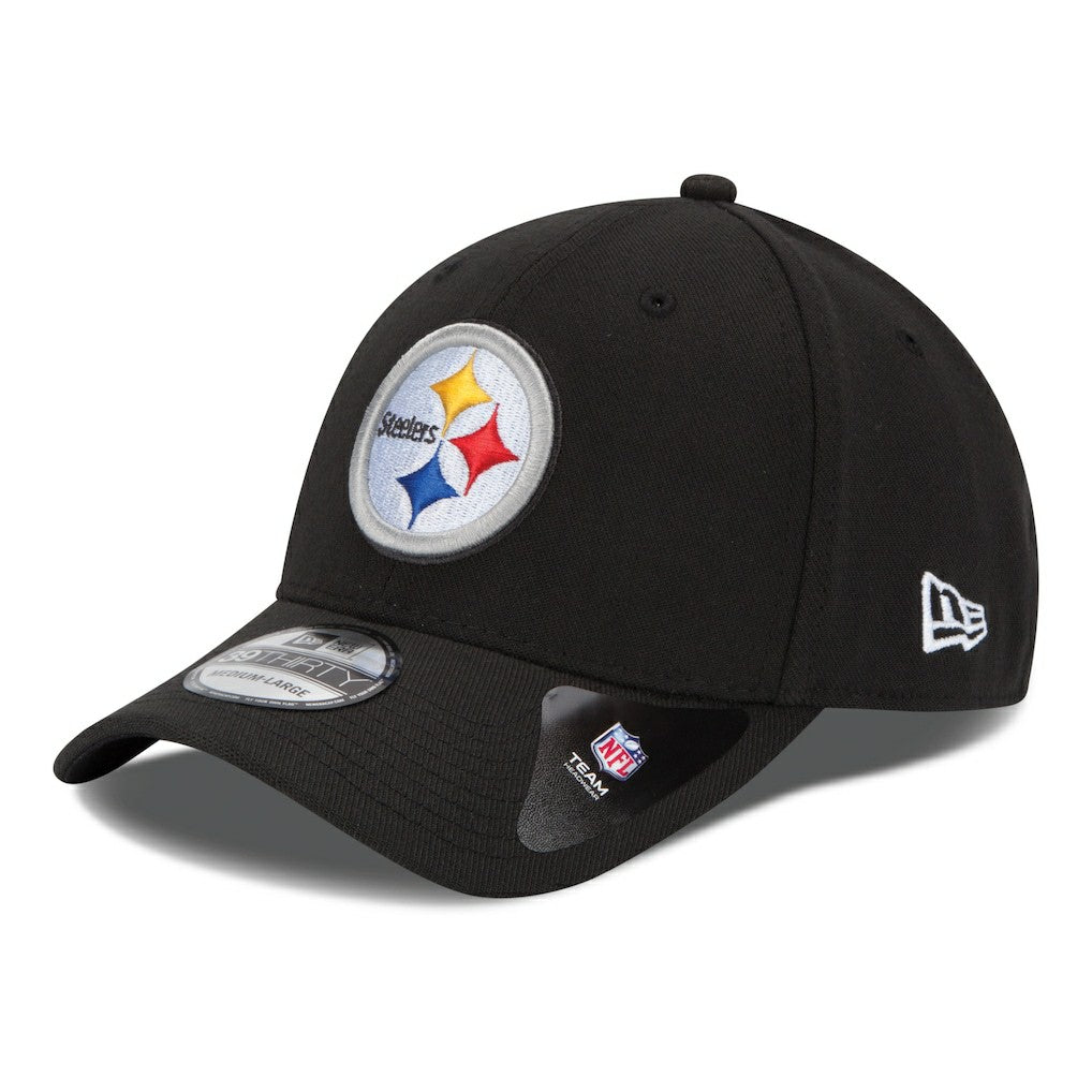 Pittsburgh Steelers New Era 39THIRTY Team Classic Flex Hat Black - NFL