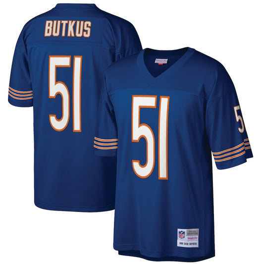 Dick Butkus Chicago Bears Retired Player Legacy Replica Jersey - Navy sale | NFL Jerseys
