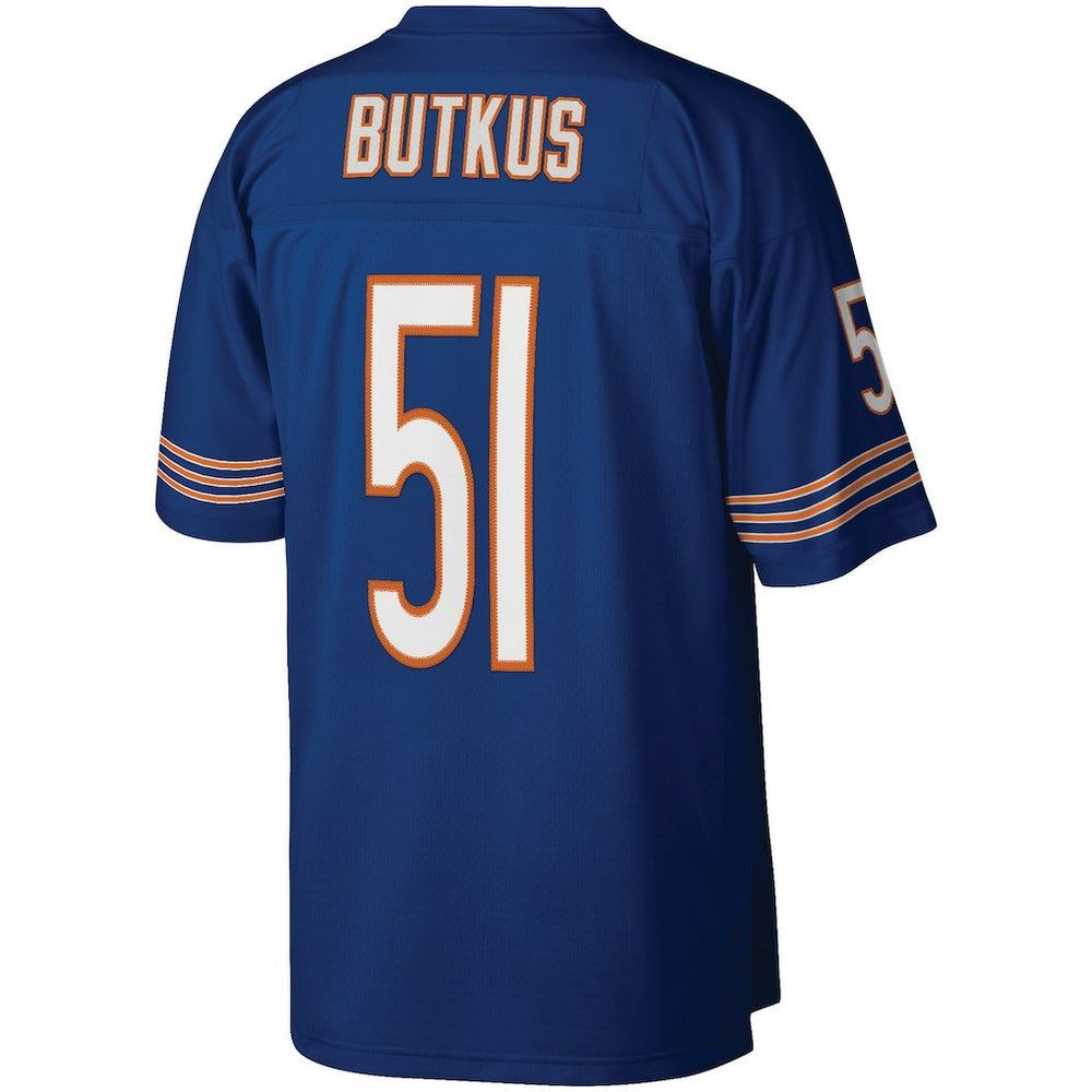 Dick Butkus Chicago Bears Retired Player Legacy Replica Jersey Navy - Mitchell & Ness