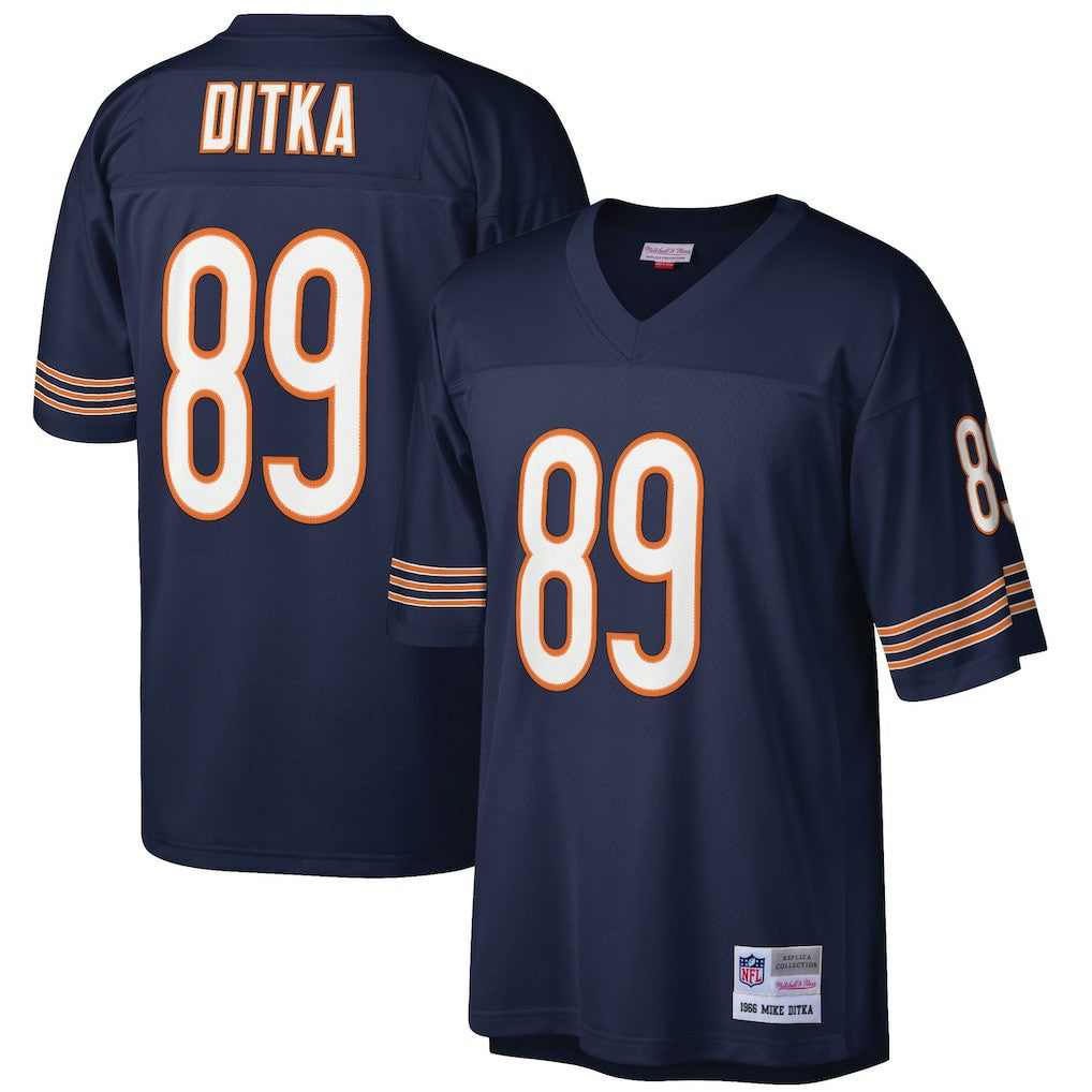 Mike Ditka Chicago Bears Retired Player Legacy Replica Jersey Navy - Mitchell & Ness