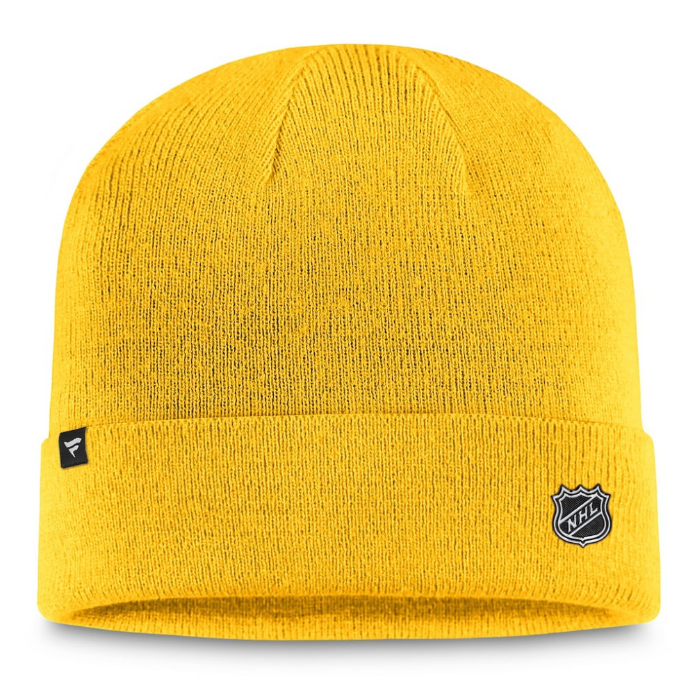 Nashville Predators - Fanatics Authentic Pro Cuffed Knit Hat – Gold