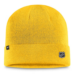 Nashville Predators - Fanatics Authentic Pro Cuffed Knit Hat – Gold