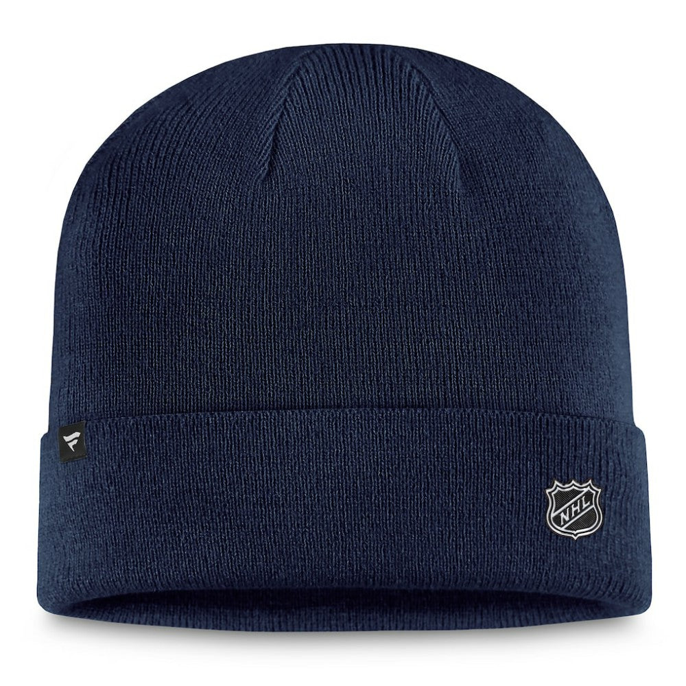 St. Louis Blues - Fanatics Authentic Pro Cuffed Knit Hat – Navy