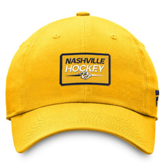 Nashville Predators - Fanatics Authentic Pro Prime Adjustable Hat – Gold