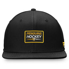 Pittsburgh Penguins Fanatics Authentic Pro Prime Snapback Hat – Black
