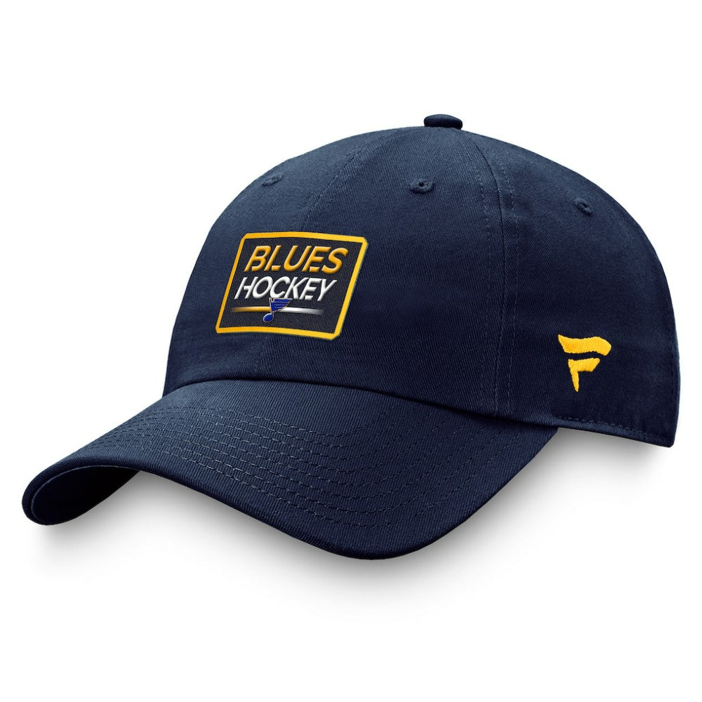 St. Louis Blues - Fanatics Authentic Pro Prime Adjustable Hat – Navy