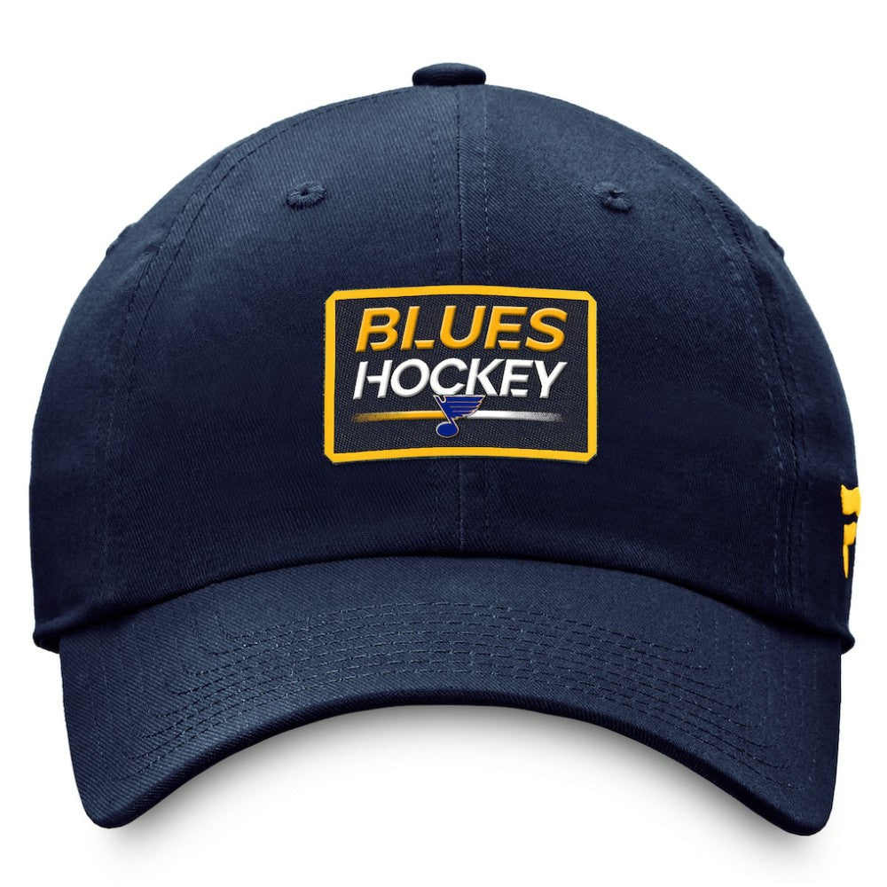 St. Louis Blues - Fanatics Authentic Pro Prime Adjustable Hat – Navy