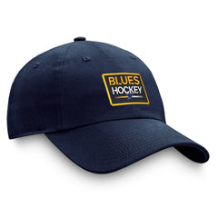 St. Louis Blues - Fanatics Authentic Pro Prime Adjustable Hat – Navy