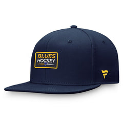 St. Louis Blues - Fanatics Authentic Pro Prime Snapback Hat – Navy