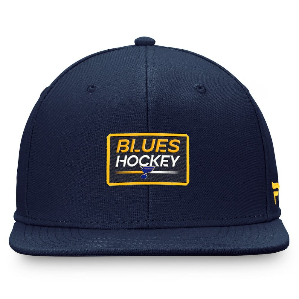 St. Louis Blues - Fanatics Authentic Pro Prime Snapback Hat – Navy