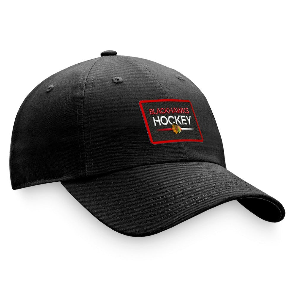 Chicago Blackhawks Fanatics Women's Authentic Pro Rink Adjustable Hat Black