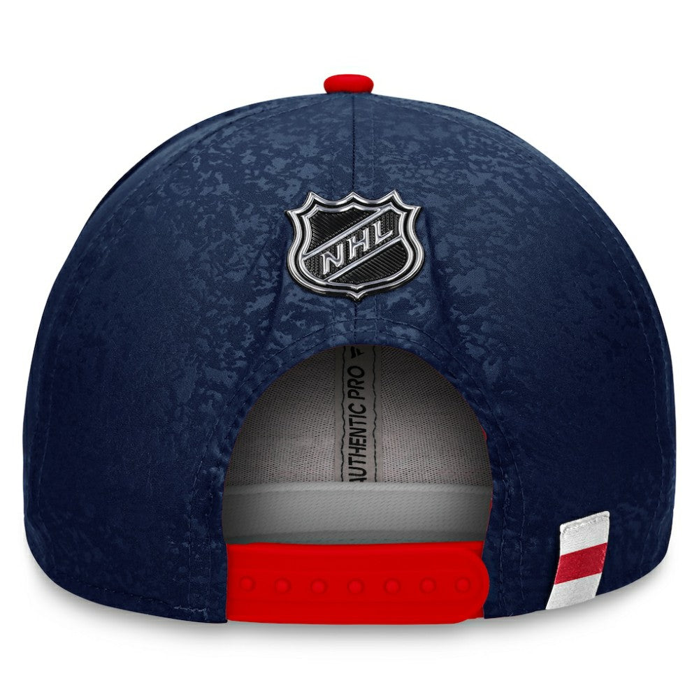 New York Rangers Fanatics Authentic Pro Rink Two-Tone Snapback Hat – Navy/ Red