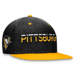 Pittsburgh Penguins Fanatics Authentic Pro Rink Two-Tone Snapback Hat – Black/Gold