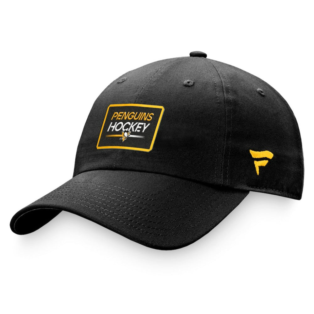 Pittsburgh Penguins Fanatics Women's Authentic Pro Rink Adjustable Hat Black