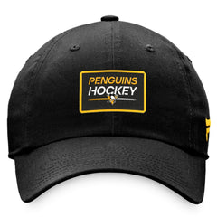 Pittsburgh Penguins Fanatics Women's Authentic Pro Rink Adjustable Hat Black
