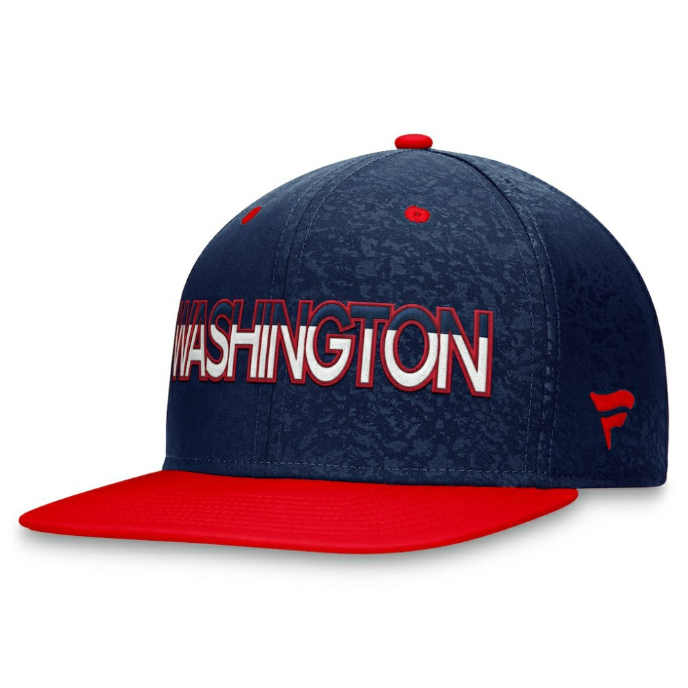 Washington Capitals Fanatics Authentic Pro Rink Two-Tone Snapback Hat – Navy/ Red