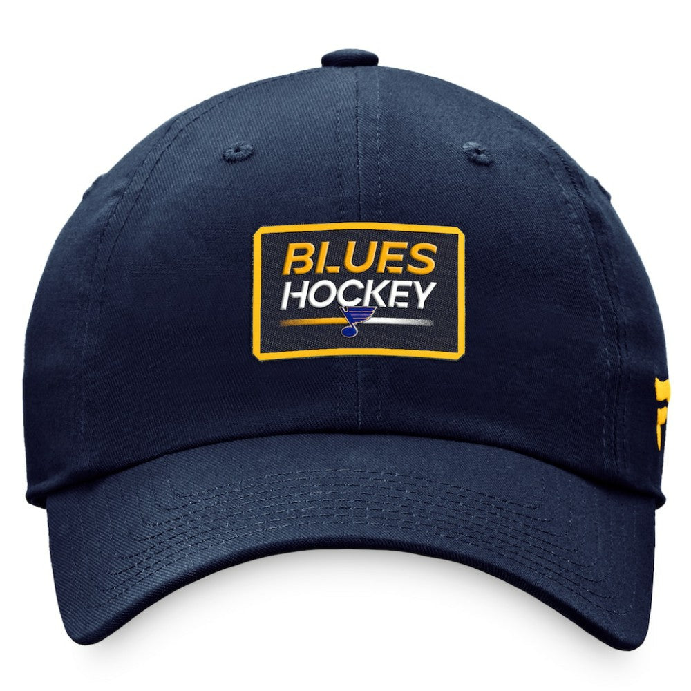 St. Louis Blues - Fanatics Women's Authentic Pro Rink Adjustable Hat Navy