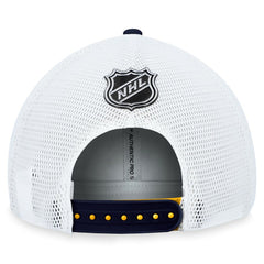 St. Louis Blues - Fanatics Authentic Pro Rink Trucker Adjustable Hat Gold
