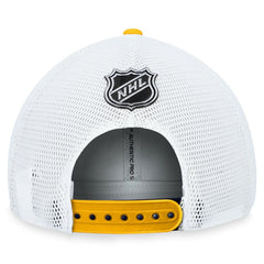 St. Louis Blues - Fanatics Authentic Pro Rink Trucker Adjustable Hat Navy