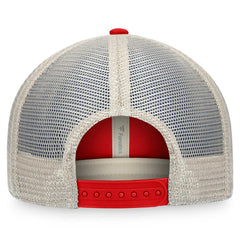 Tampa Bay Buccaneers Heritage Patch Trucker Adjustable Hat Red/Natural - Fanatics