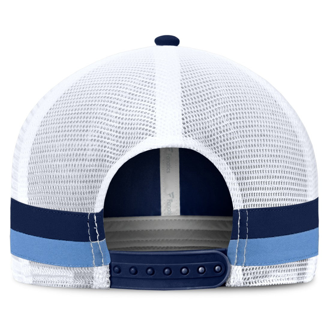 Tennessee Titans Fundamentals Side Stripe Trucker Adjustable Hat Navy/White - Fanatics