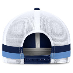 Tennessee Titans Fundamentals Side Stripe Trucker Adjustable Hat Navy/White - Fanatics