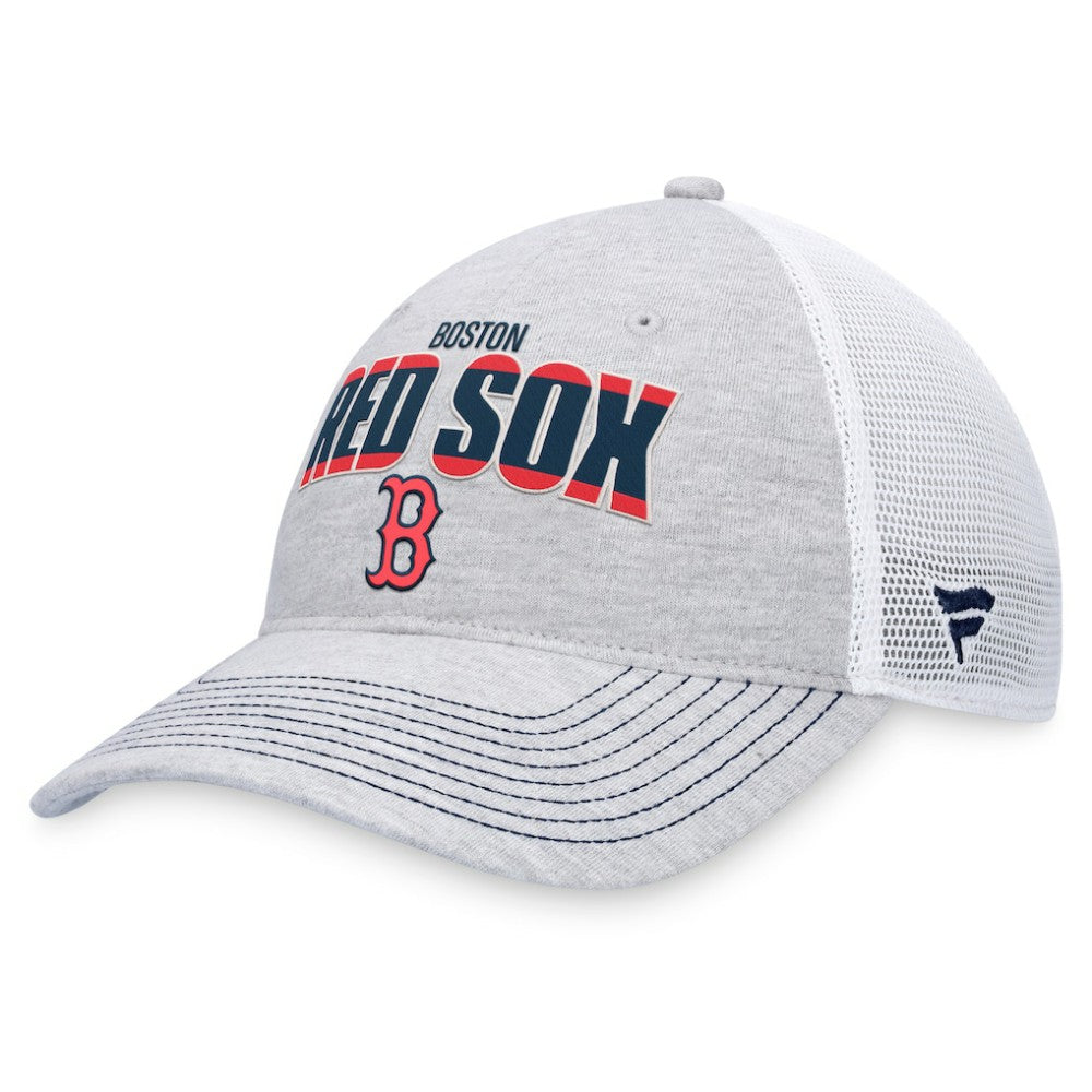 Boston Red Sox Fanatics Logo Trucker Adjustable Hat On Sale
