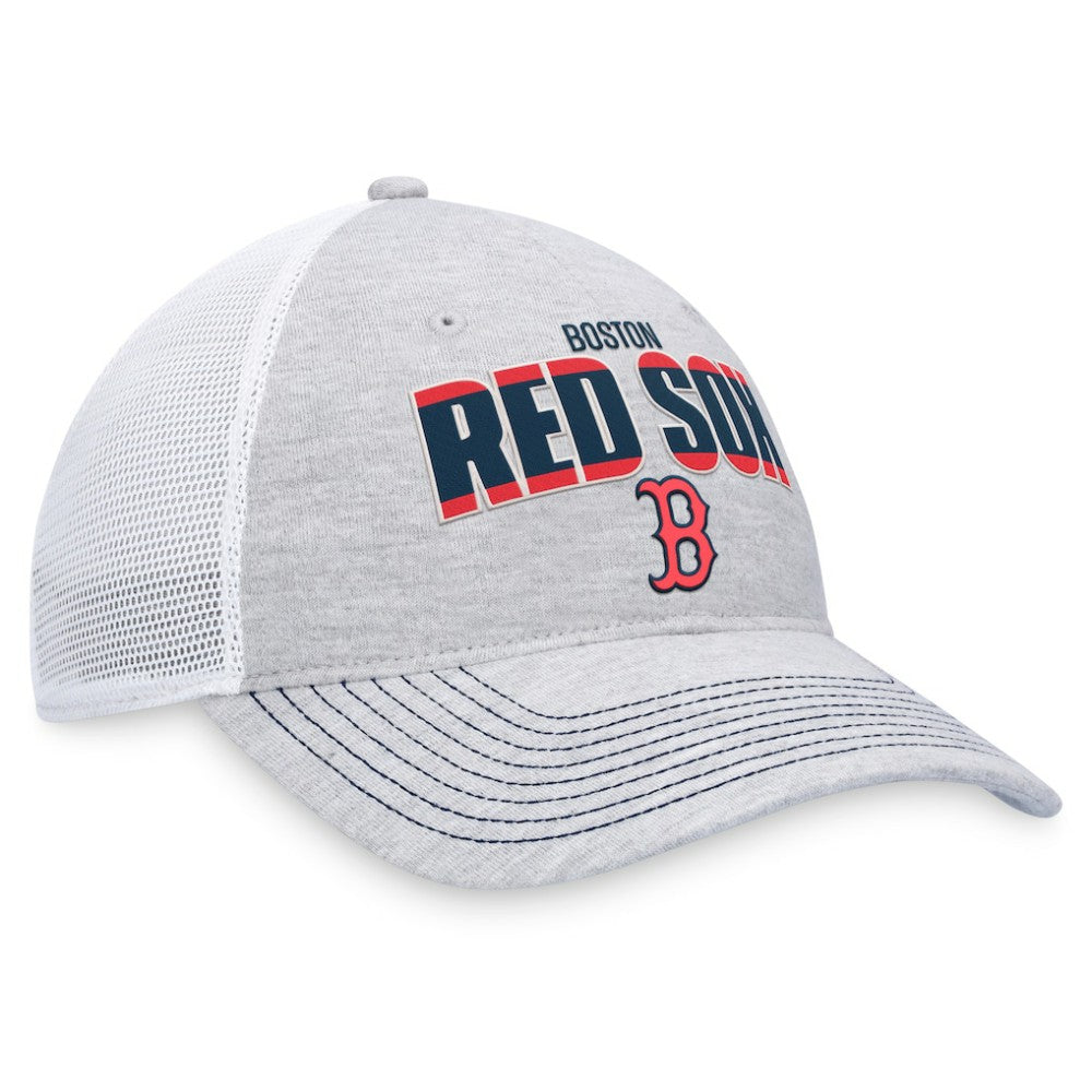 Boston Red Sox Fanatics Logo Trucker Adjustable Hat On Sale