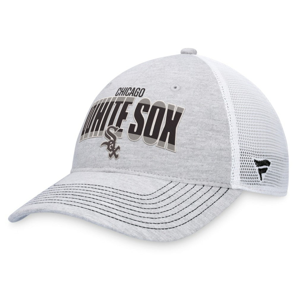 Chicago White Sox Fanatics Logo Trucker Adjustable Hat On Sale