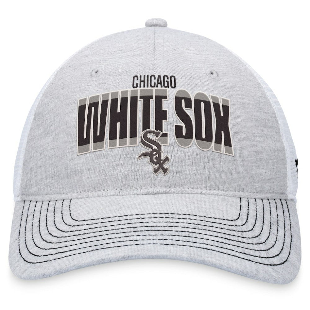 Chicago White Sox Fanatics Logo Trucker Adjustable Hat On Sale