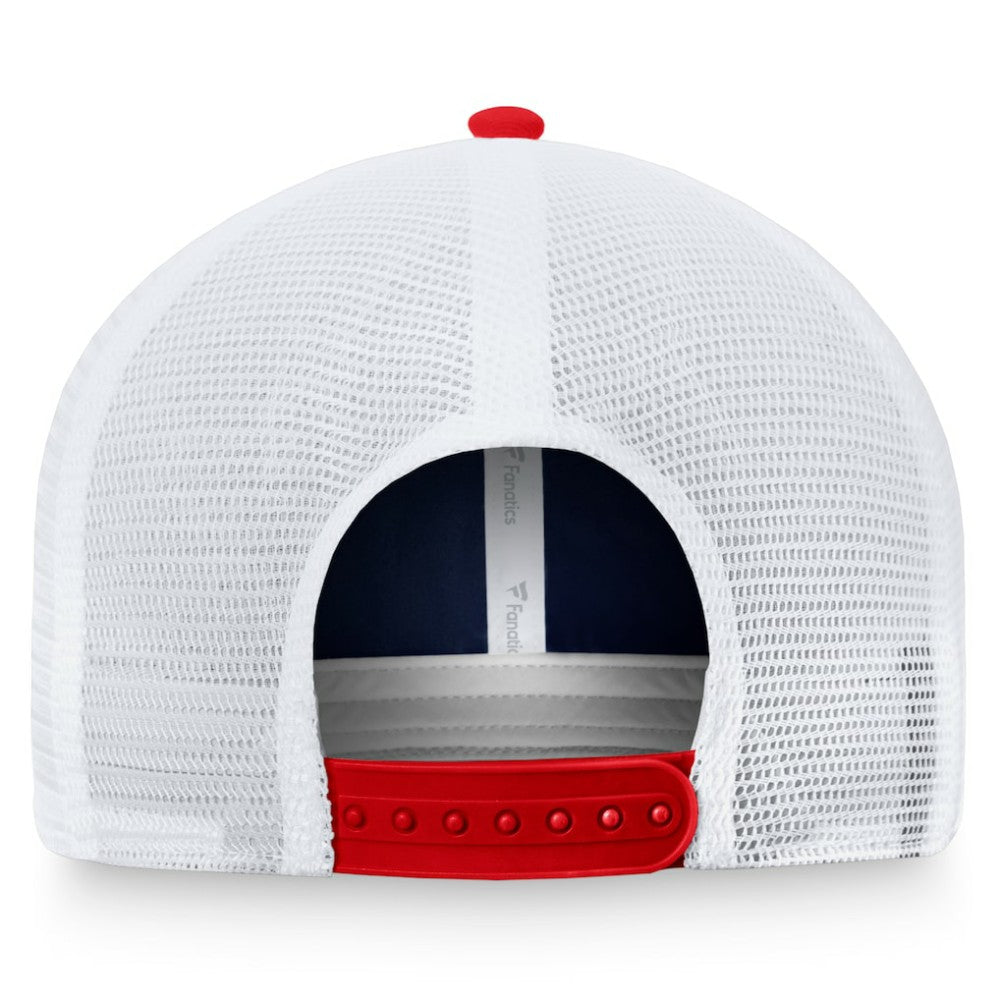 Boston Red Sox Fanatics Two-Tone Patch Trucker Adjustable Hat for sale