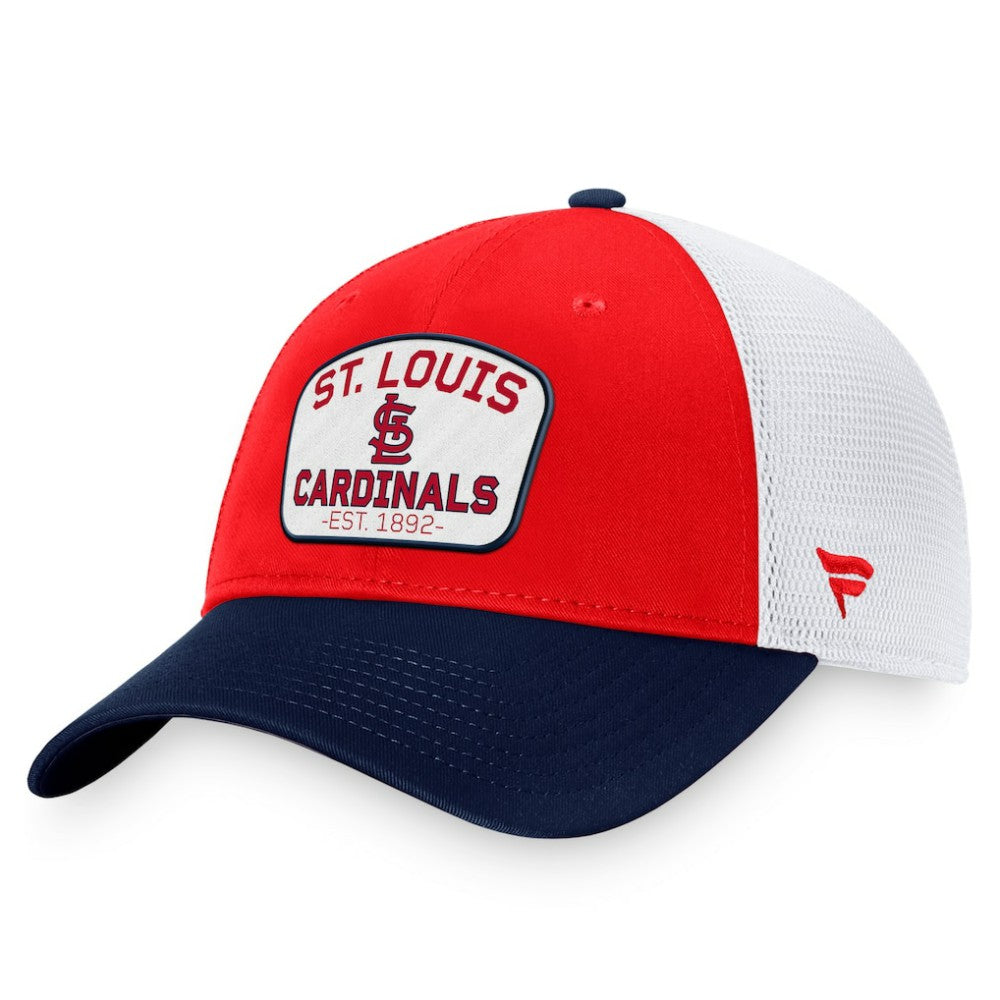 St. Louis Cardinals Fanatics Two-Tone Patch Trucker Adjustable Hat Sale