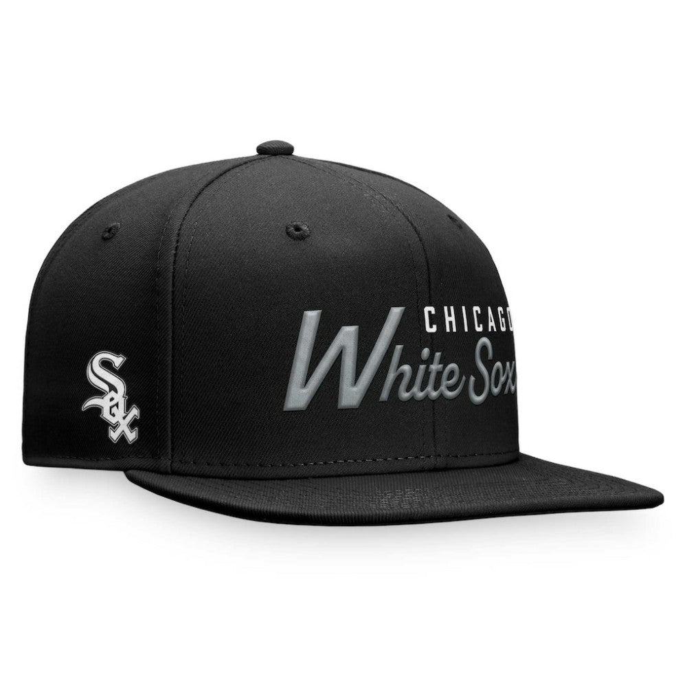 Chicago White Sox Fanatics Script Snapback Hat discount