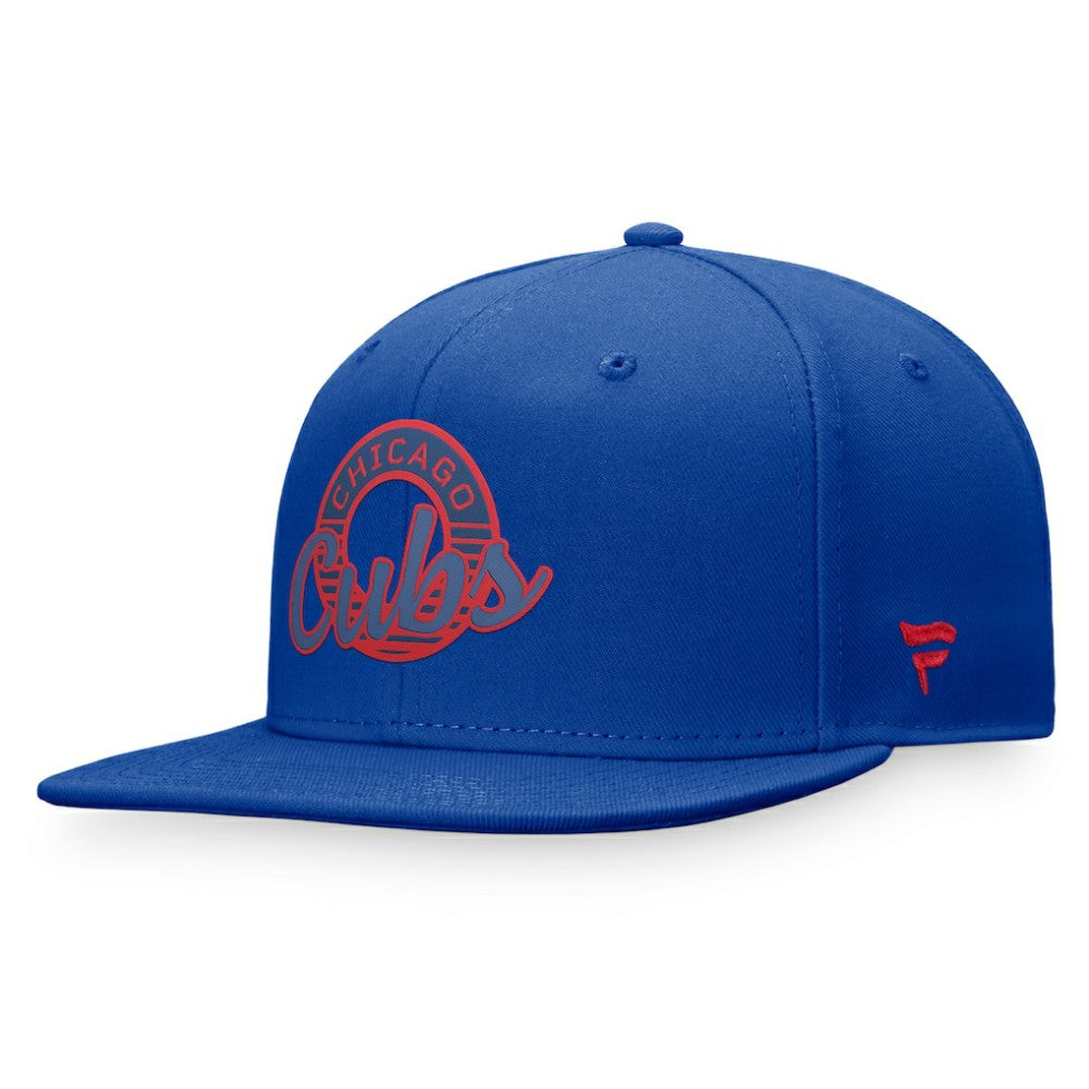 Chicago Cubs Fanatics Circle Script Snapback Hat Clearance