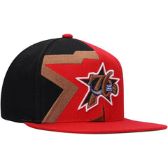 Mitchell & Ness - Philadelphia 76ers Hardwood Classics Retroline Snapback Hat - Red