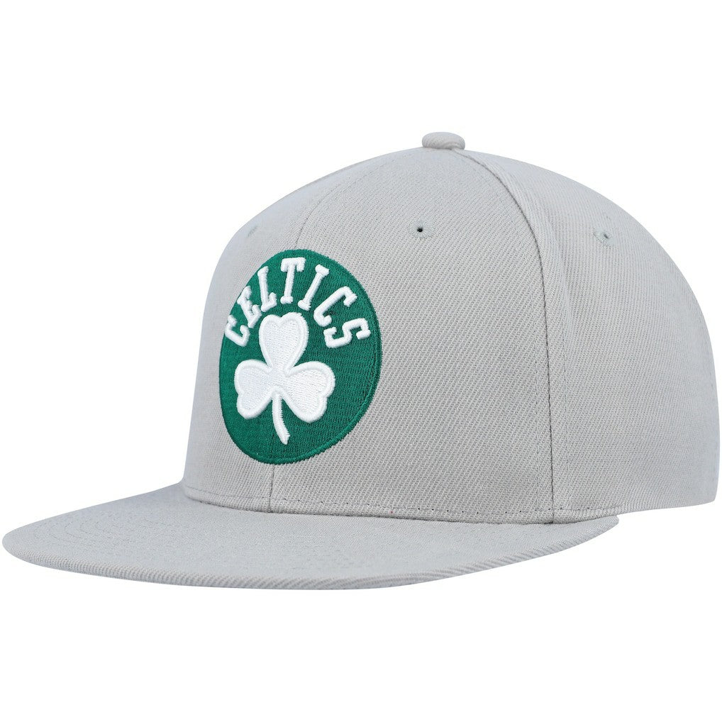 Mitchell & Ness - Boston Celtics Side Core 2.0 Snapback Hat - Gray