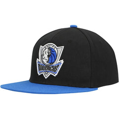Mitchell & Ness - Dallas Mavericks Side Core 2.0 Snapback Hat - Black/Royal