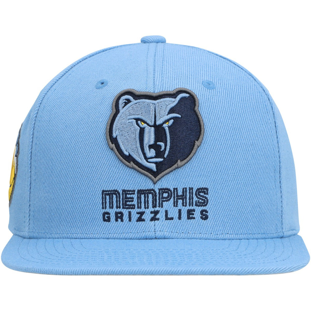 Mitchell & Ness - Memphis Grizzlies Side Core 2.0 Snapback Hat - Light Blue
