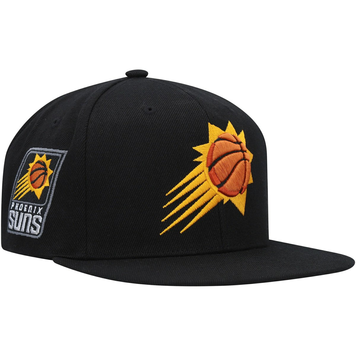 Mitchell & Ness - Phoenix Suns Side Core 2.0 Snapback Hat - Black