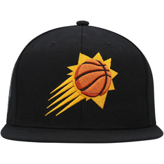 Mitchell & Ness - Phoenix Suns Side Core 2.0 Snapback Hat - Black