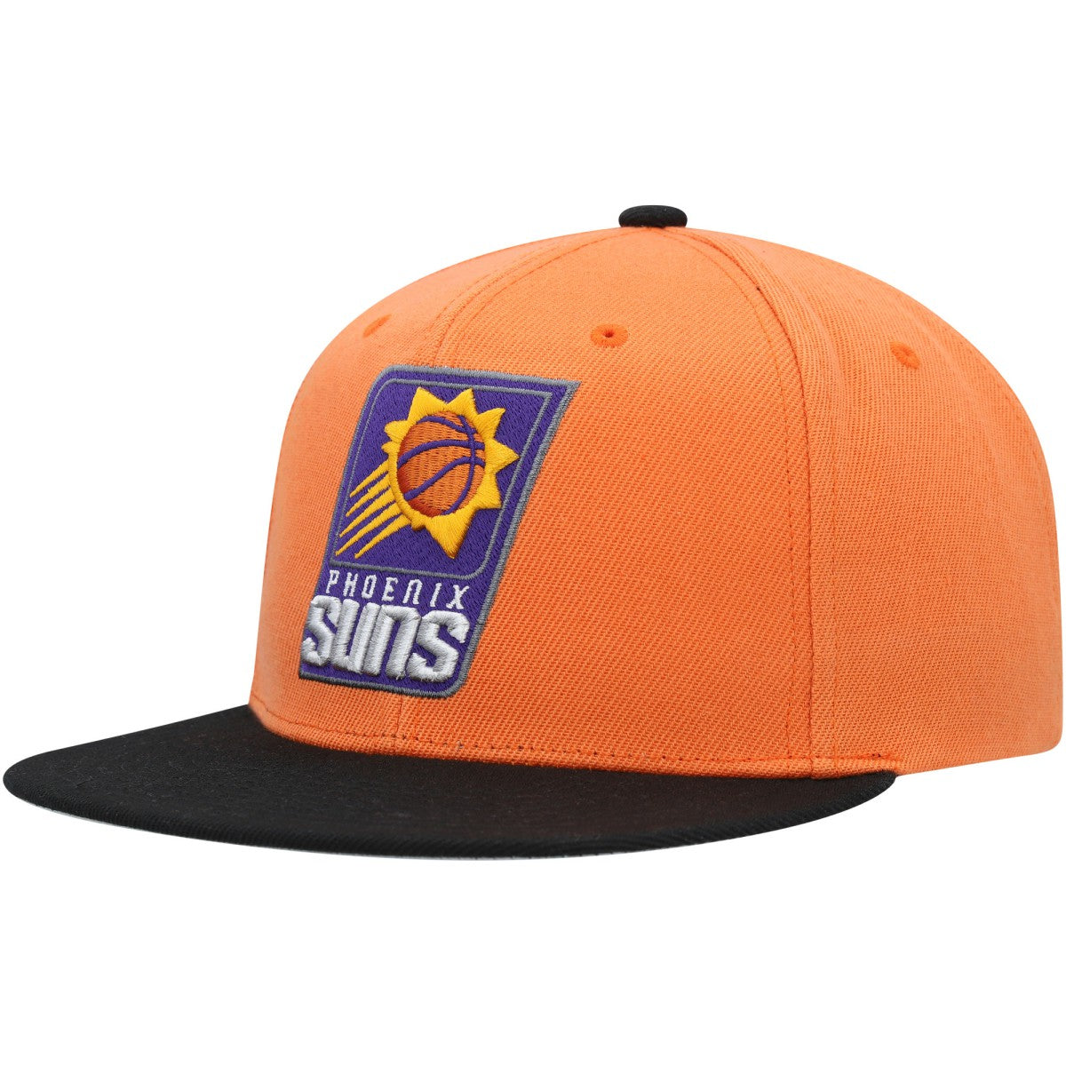 Mitchell & Ness - Phoenix Suns Side Core 2.0 Snapback Hat - Orange/Black