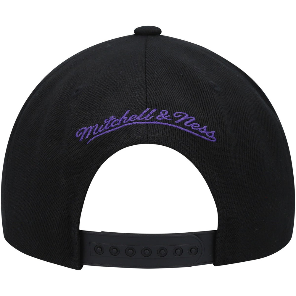 Mitchell & Ness - Sacramento Kings Side Core 2.0 Snapback Hat - Black