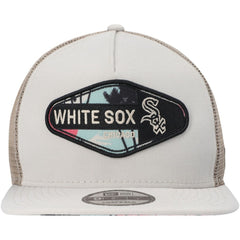 Chicago White Sox New Era Retro Beachin' Patch A-Frame Trucker 9FIFTY Snapback Hat discount