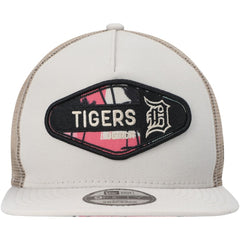 Detroit Tigers New Era Retro Beachin' Patch A-Frame Trucker 9FIFTY Snapback Hat for sale