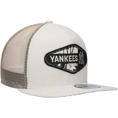 New York Yankees New Era Retro Beachin' Patch A-Frame Trucker 9FIFTY Snapback Hat Near Me