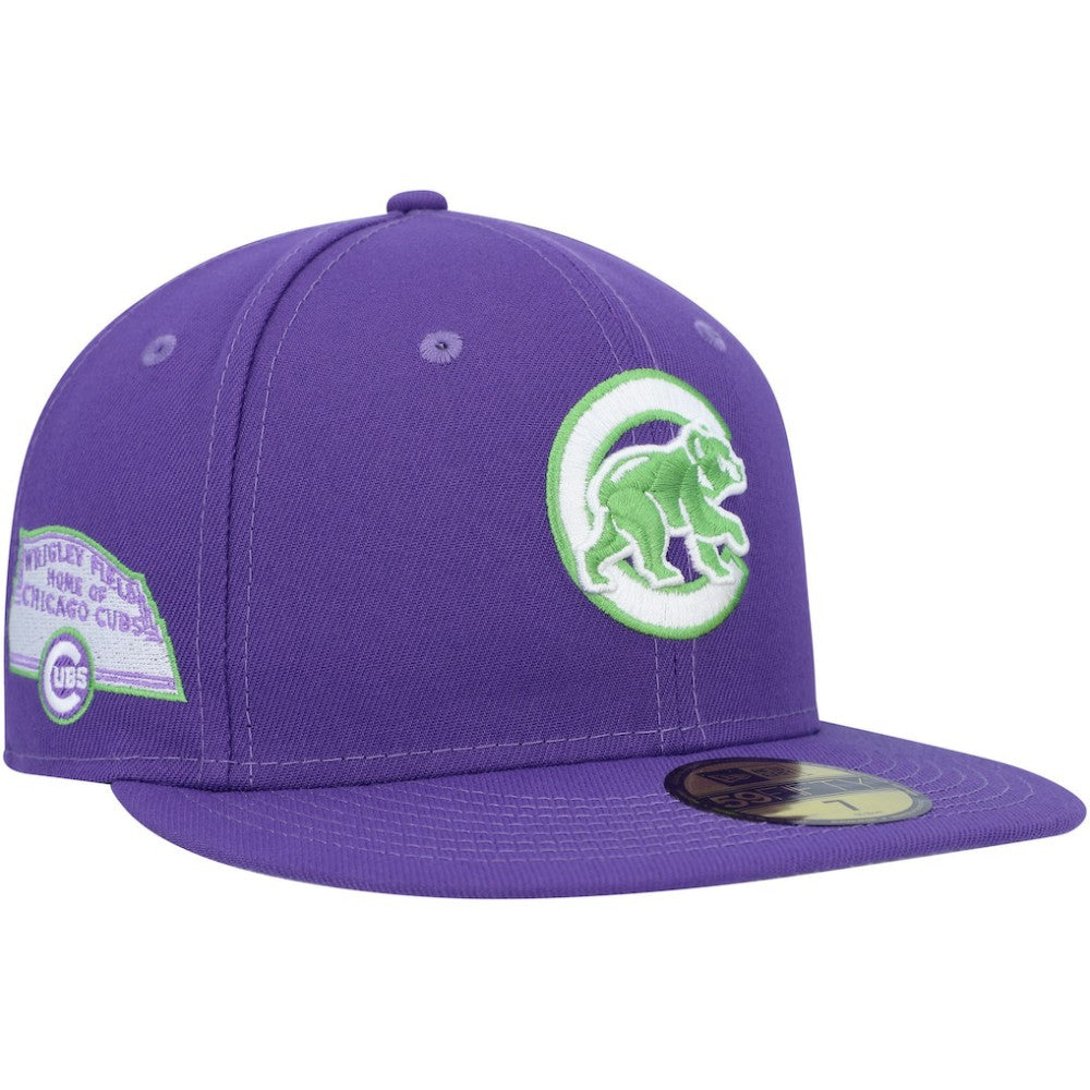 Chicago Cubs New Era Lime Side Patch 59FIFTY Fitted Hat Near Me