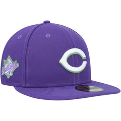 Cincinnati Reds New Era Lime Side Patch 59FIFTY Fitted Hat Online