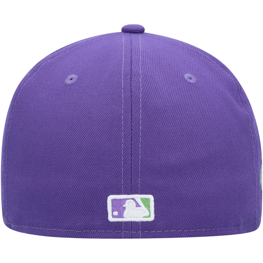 Los Angeles Dodgers New Era Lime Side Patch 59FIFTY Fitted Hat Lifestyle