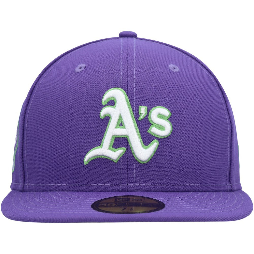 Athletics New Era Lime Side Patch 59FIFTY Fitted Hat Lifestyle